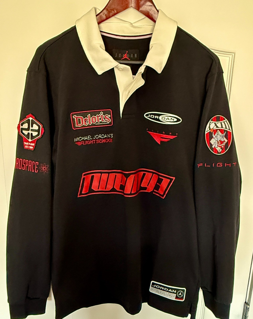Nike Jordan "Flight School Twenty3" Rugby Shirt NWT